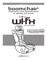 BoomChair Wi-Fx Owner'S Manual preview