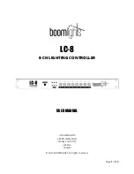 BOOMLIGHTS LC-8 User Manual preview