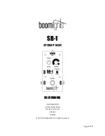 BOOMLIGHTS SB-1 User Manual preview