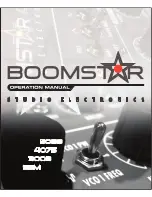 Boomstar 3003 Operation Manual preview