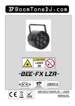 Предварительный просмотр 1 страницы BoomToneDJ BEE-FX LZR User Manual