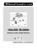 Предварительный просмотр 1 страницы BoomToneDJ Double Bubble User Manual