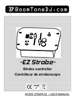 BoomToneDJ EZ Strobe User Manual предпросмотр