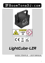 Preview for 1 page of BoomToneDJ LightCube-LZR User Manual