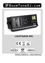 Предварительный просмотр 1 страницы BoomToneDJ LIGHTSHOW 4FX User Manual