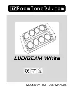 BoomToneDJ ludibeam white User Manual предпросмотр