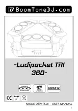 BoomToneDJ Ludipocket TRI 360 User Manual preview