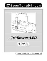 BoomToneDJ Tri-flower-LED User Manual предпросмотр