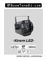 BoomToneDJ Xtrem LED User Manual preview