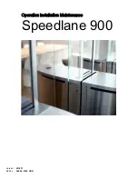 BOON EDAM Speedlane 900 Operation Installation And Maintenance preview