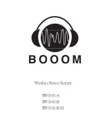 Booom BWS-01-A Manual предпросмотр