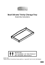 Boori Urbane Trinity BU-TRCT Assembly Instructions предпросмотр