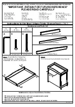 Предварительный просмотр 2 страницы Boori Urbane Trinity BU-TRCT Assembly Instructions