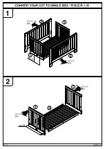 Preview for 8 page of boori Ashton Expandable Cot Bed Quick Start Manual