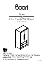 boori Byron BK-BY2DWR2D Assembly Manual preview