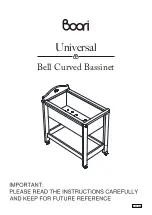 boori Universal Bell Curved Bassinet B-BCBAS Instructions Manual preview