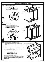 Предварительный просмотр 4 страницы boori Universal Squared 3 Tier Changer B-SQCH Instructions