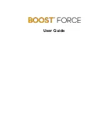 Boost Force User Manual preview