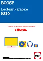 Boost KS10 Instruction Manual предпросмотр