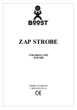 Boost ZAP STROBE User Manual предпросмотр