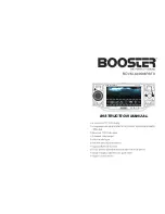 Booster BDVM-8490MPBTV Instruction Manual preview