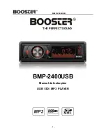 Booster BMP-2400USB User Manual предпросмотр