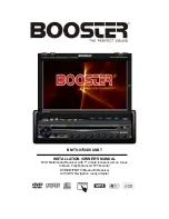 Preview for 1 page of Booster BMTV-9750DVUSBT Installation & Owner'S Manual