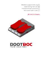 BOOTDOC BD VAC IV Electric Operating Manual предпросмотр