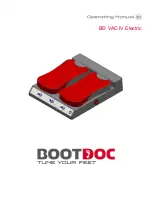 Предварительный просмотр 13 страницы BOOTDOC BD VAC IV Electric Operating Manual