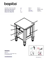 Предварительный просмотр 1 страницы BOPITA BELLE Assembly Instructions And User Manual