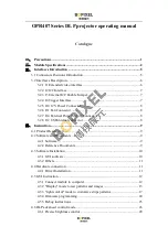 Предварительный просмотр 1 страницы BOPIXEL OPR407 Series Operating Manual