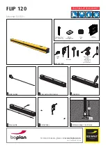 boplan FLEX IMPACT FLIP 120 Installation Instructions Manual preview