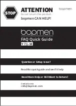 Bopmen Y71-M Quick Manual preview