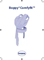 Boppy Comfyfit Manual preview