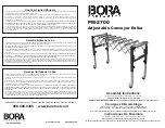 Bora Portamate PM-2700 Assembly Instructions предпросмотр