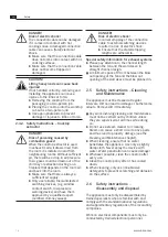 Предварительный просмотр 10 страницы bora BHA Operating And Assembly Instructions Manual