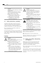 Предварительный просмотр 8 страницы bora CI11 Operating And Installation Instructions