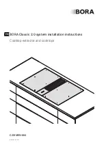 Preview for 1 page of bora Classic CKCB Installation Instructions Manual