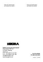 Preview for 216 page of bora PI 11-000 Installation And Operating Manual