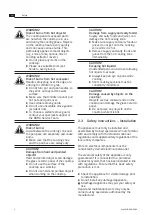 Предварительный просмотр 8 страницы bora PKCH2 Operating And Instalation Instructions