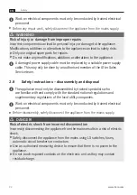 Preview for 16 page of bora PURSA Operating And Installation Instructions