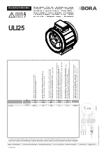 bora ULI25 Assembly Instruction Manual предпросмотр