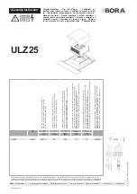 Preview for 1 page of bora ULZ25 Assembly Instruction