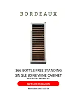 Preview for 1 page of Bordeaux BE0270WC-166 Instruction Manual