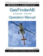 BOREAL LASER GasFinderAB Operation Manual предпросмотр