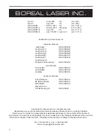 Preview for 2 page of BOREAL LASER GasFinderAB Operation Manual