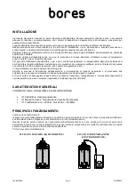 Предварительный просмотр 4 страницы Bores C261S/20SD Installation, Operating And Maintenance Manual