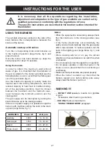 Preview for 27 page of BORETTI BGGN 60 BE User Manual