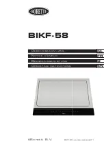 BORETTI BIKF-58 Operating Instructions Manual preview