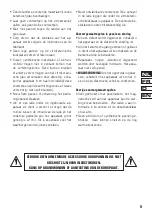 Preview for 5 page of BORETTI BIKF-58 Operating Instructions Manual